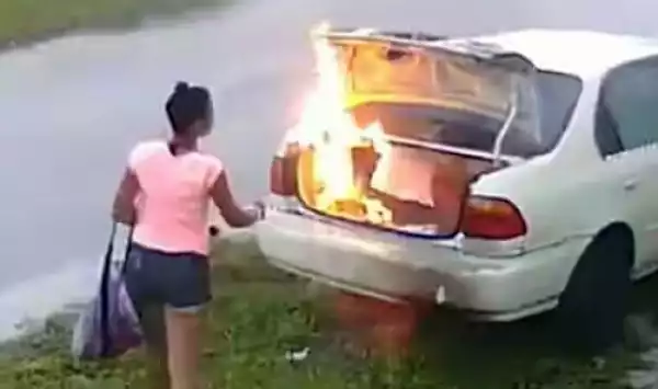 Woman Who Wanted To Get Revenge On Her Ex By Burning His Car, Burns A Wrong One